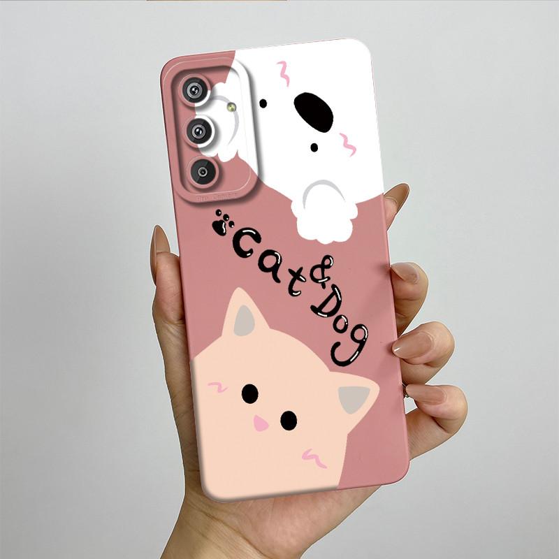 Phone Case for Samsung Galaxy M15 5G F15 5G Fashion Painted Half-wrapped Case Soft Silicon Cases E156 M156 Protection Back Cover