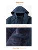 Men's Fleece-Lined Casual Windbreaker - Thick, Quick-Drying Cotton-Padded Jacket for Autumn and Winter