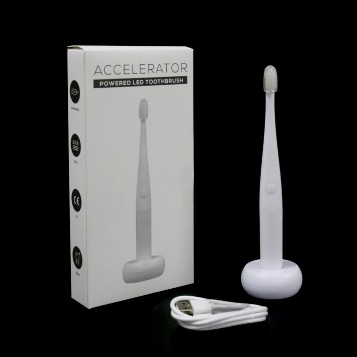 LED light toothbrush = bright for healthy smiles