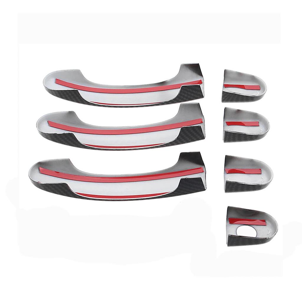 7x Накладки на ручки дверей Хром Аксессуары для ручек наружных дверей автомобиля Для VW TRANSPORTER T5 03-15 15-up CADDY VANS 04-15