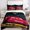 3pcs set Cars Movie Poster1pc of quilt cover+2pcs of pillowcase, no core, print bedding, All Seasons Bedroom Setting051