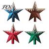 Seasonal Tree Top Ornaments Glitter Sequins Star Topper, Shiny Sparkly Treetop Decorative for Christmas Trees Ornament, Shatter-Proof Decoration Xmas