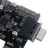 USB 3.0 Type-E Female на 19-Pin Male Адаптер для Внутреннего Подключения к Материнской Плате - Вертикальный Разветвитель для Type C