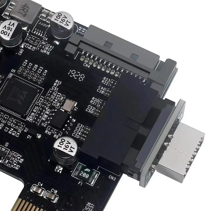 USB 3.0 Type-E Female на 19-Pin Male Адаптер для Внутреннего Подключения к Материнской Плате - Вертикальный Разветвитель для Type C