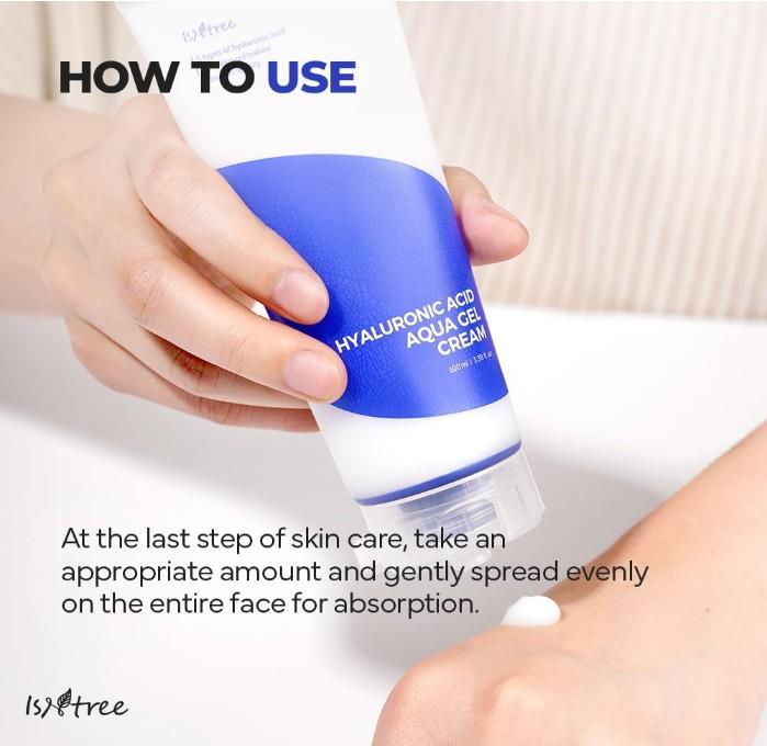 ISNTREE Аква-гель-крем с гиалуроновой кислотой 100 мл