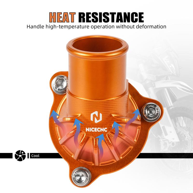 For KTM 790 Duke 890 Duke/R Thermo Housing Water Connection for KTM 890 Adventure/R 790 ADV 2018-2025 Replace 63535019000