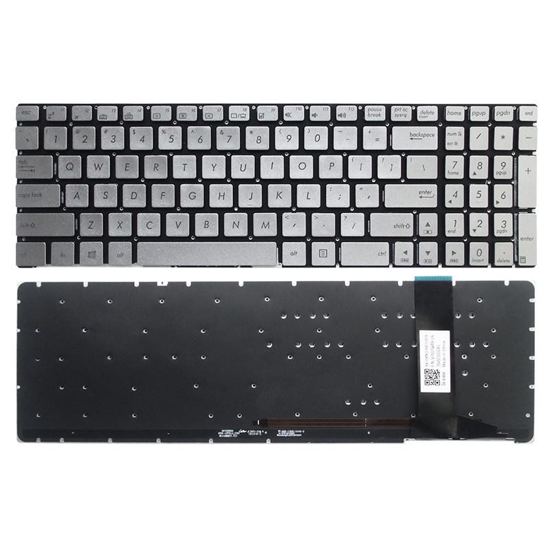 Совместимая клавиатура для моделей ASUS: N56DP/N56VZ/VM/N56/N76S/Q550L/N750/N550J (США/РФ).