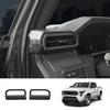 LHD Для TOYOTA TACOMA 2024 2025 ABS Черное дерево Панель центрального управления стеклоподъемниками, панель переключения передач, крышка дефлектора кондиционера