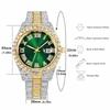 Date Display Quartz Wristwatch Waterproof Men  Watch Fashion Iced Out Watch  Jewelry Watch