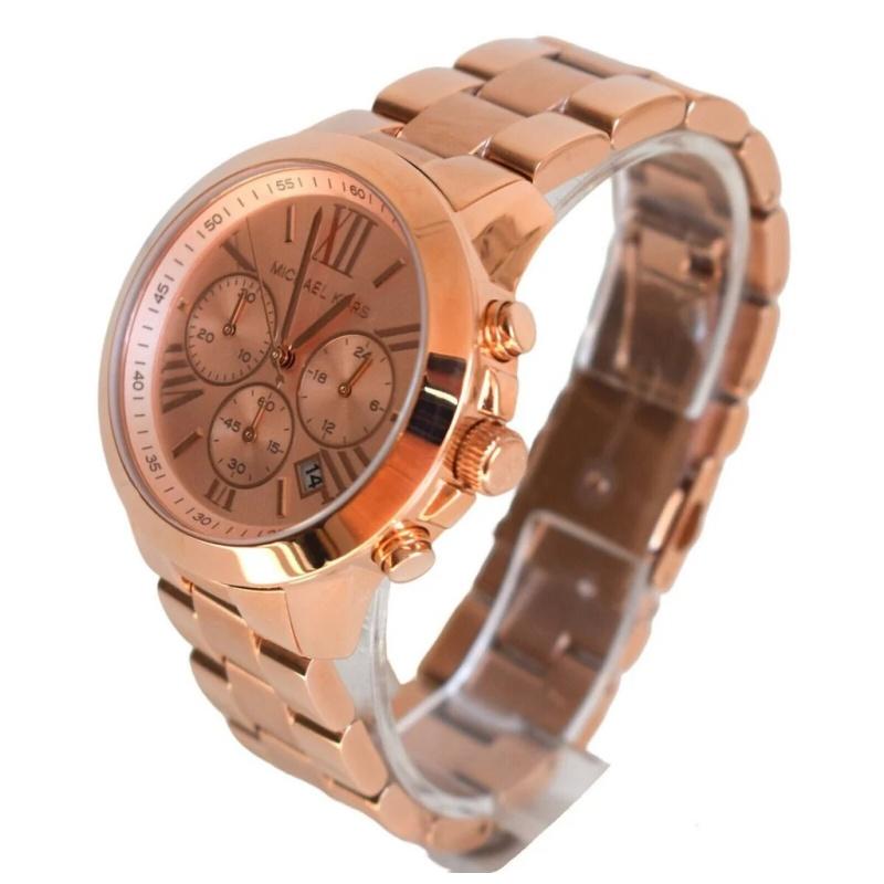 Michael Kors MK5778 Паркер Двухцветные Серебряные и Розово-Золотые Кварцевые Часы