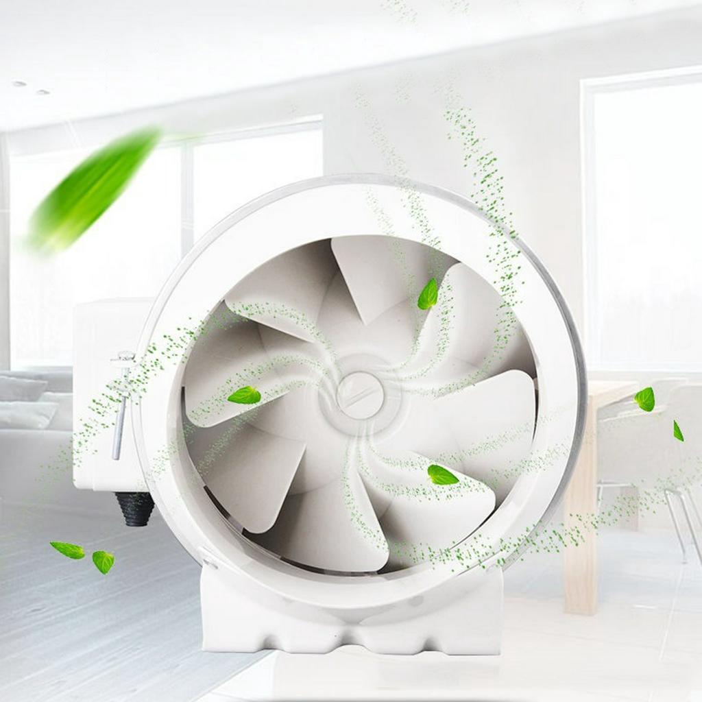 4 "6" вытяжной вентилятор для дома, бесшумный линейный канальный вентилятор, вытяжка для ванной комнаты, вентиляция, кухня, туалет, стена для очистки воздуха, 220 В