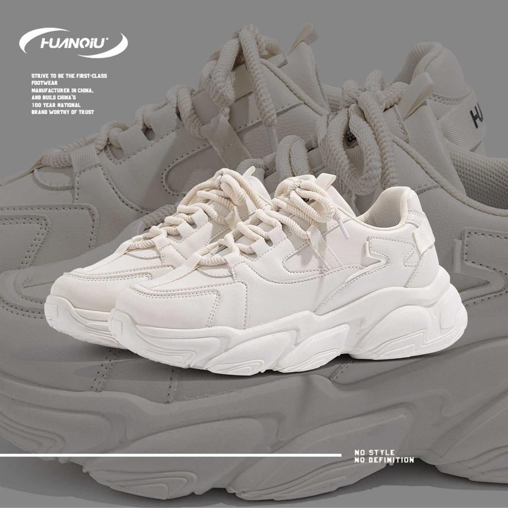 Global Versatile Platform Dad Shoes Trendy Casual Men's Shoes Summer White Low-top Sports Shoes Men's ZHQ1176