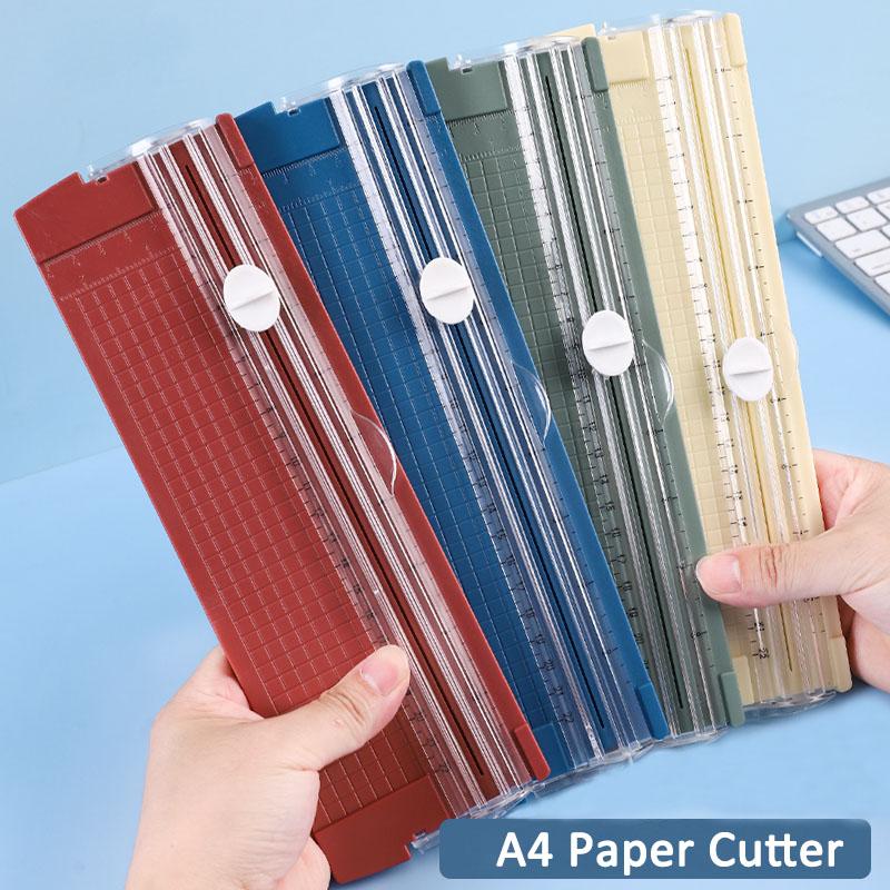 1PC Multi-functional bidirectional paper cutter, portable paper cutting machine process cutting tool! School and office supplies
