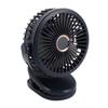 10000mAH USB Clip On Fan Rechargeable Miniature Table Fan Portable 360 Degree Rotate Cooling Fan for Bedroom Office