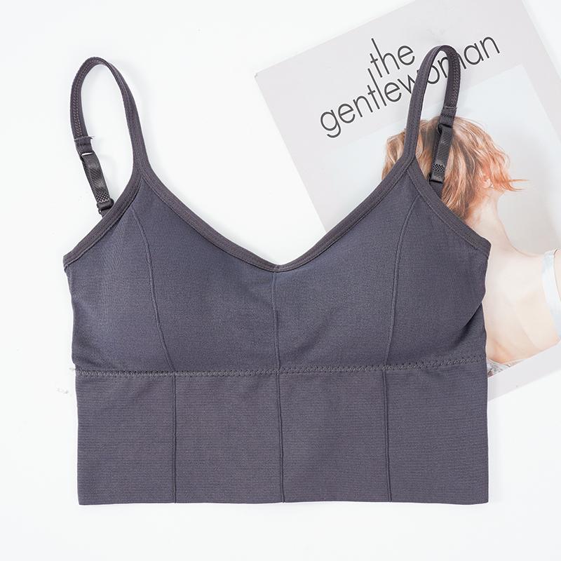 Breathable Sports Bra Shockproof Crop Top Anti-sweat Fitness Top Women Seamless Yoga Bra Push Up Sport Top Gym Workout Top
