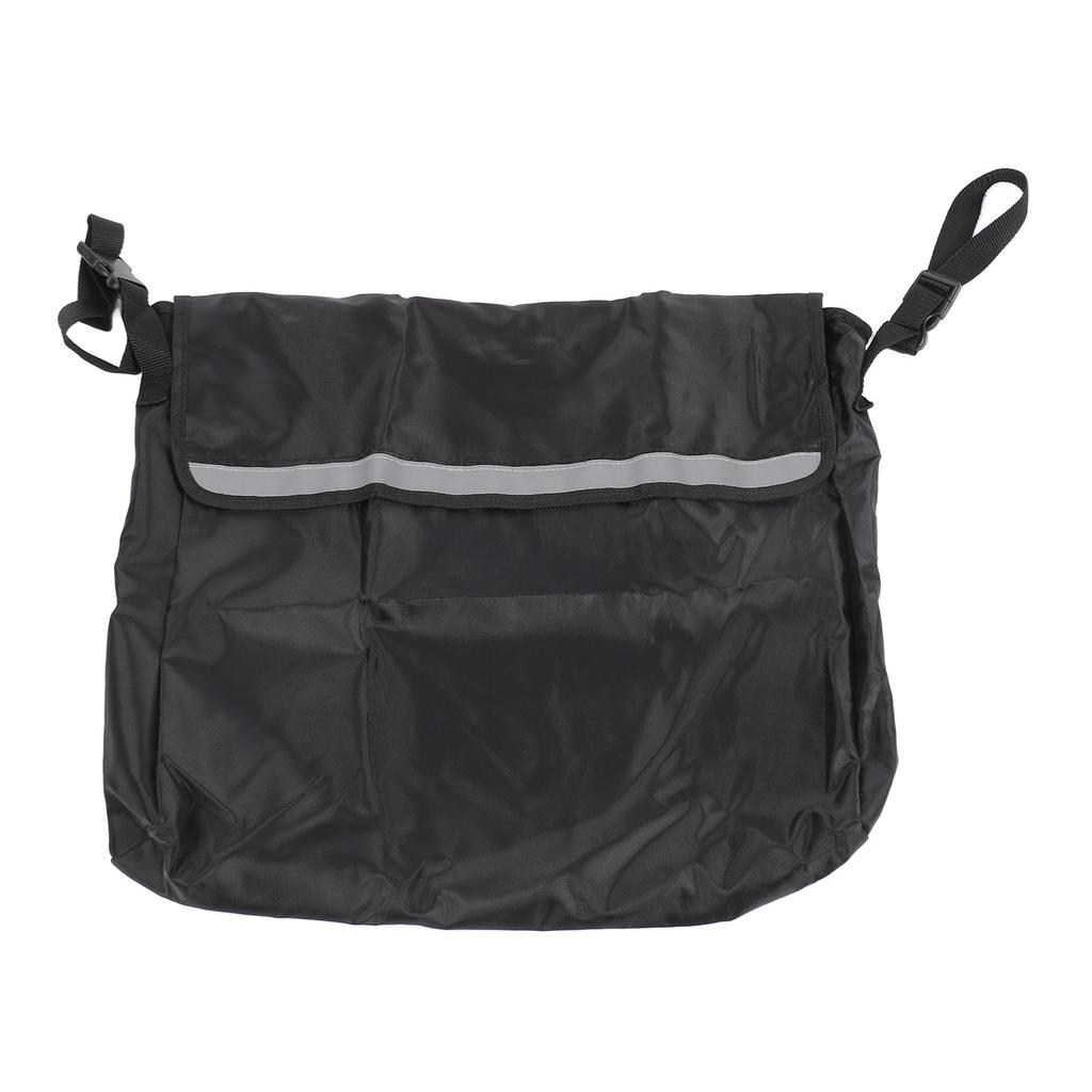 Сумка для хранения инвалидной коляски большой вместимости из ткани Оксфорд, портативная подвесная сумка-органайзер на спинку инвалидной коляски для