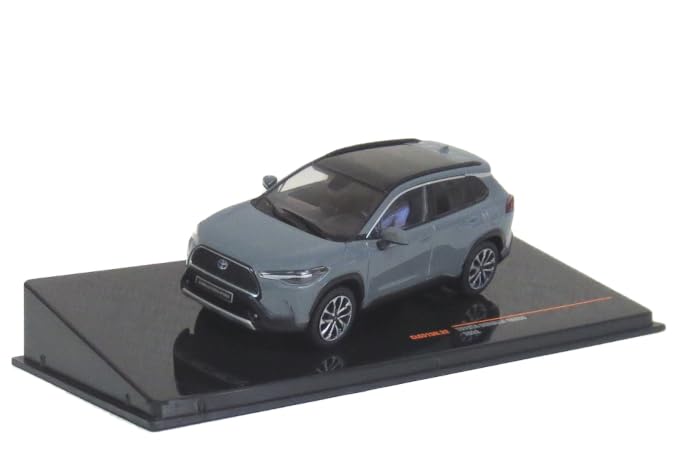 Ixo Toyota Corolla Cross 2022 Gray LHD Finished Product 1/43