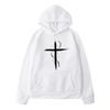 Cross Printed New в толстовки с капюшоном толстовки Harajuku мужская толстовка осень чистый хлопок одежда мода повседневная