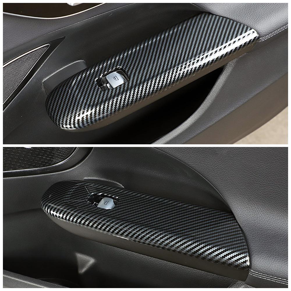 For Mercedes Benz C Class LHD W206 S206 C43 AMG 2024 2024 Car Car Window Lift Switch Button Panel Frame Cover Trim Anti Scratch