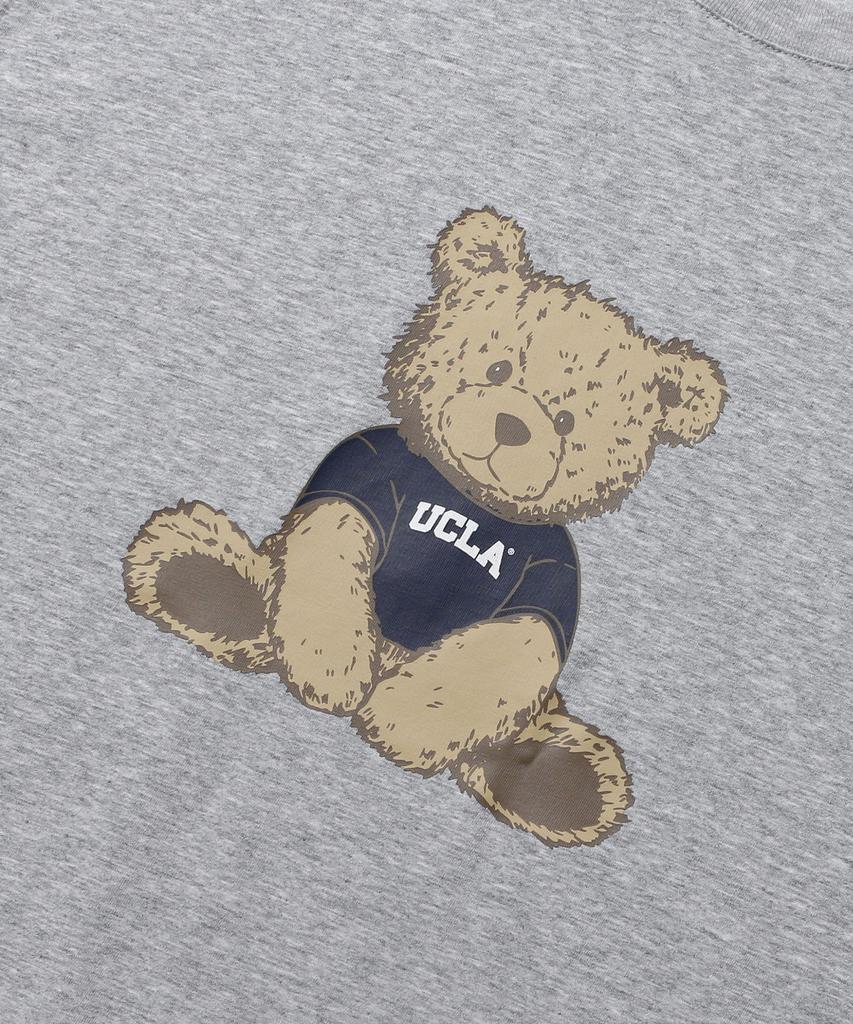 UCLA Unisex Lil Bear Oversized T-Shirt [M-Grey] (Uc6Stad)