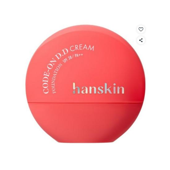 Hanskin Code On BB-крем-тональная основа SPF50+ PA+++ 21N Светло-бежевый Стойкое покрытие 35 мл