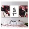 Canvas Painting Botanical Floral Nordic Poster Print Wall Art Picture Modern Living Room Decor Scandinavian Red Flower Plant