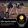 LIGE Новые Смарт-часы с аккумулятором большой емкости 710 мАч, мужские спортивные часы на открытом воздухе, отслеживание здоровья, водонепроницаемый смарт-браслет, умные часы с Bluetooth-вызовом, подарок 2024 г.