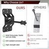 Easy Installation Wall Mount Spare Tire Bracket Heavy Duty Spare Tire Holder  For House Garage