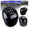 5/6 Speed Gear Shift Knob for FORD Mondeo Mk4 S-Max C-Max Focus Mk2 Kuga Leather Shifter Lever Arm Headball Car Accessories