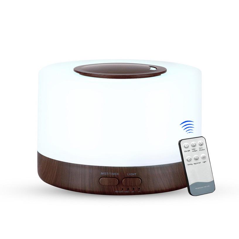 Ультразвуковой ароматерапевтический увлажнитель воздуха MUJI Wood Grain объемом 700 мл с дистанционным управлением и функцией очистителя воздуха