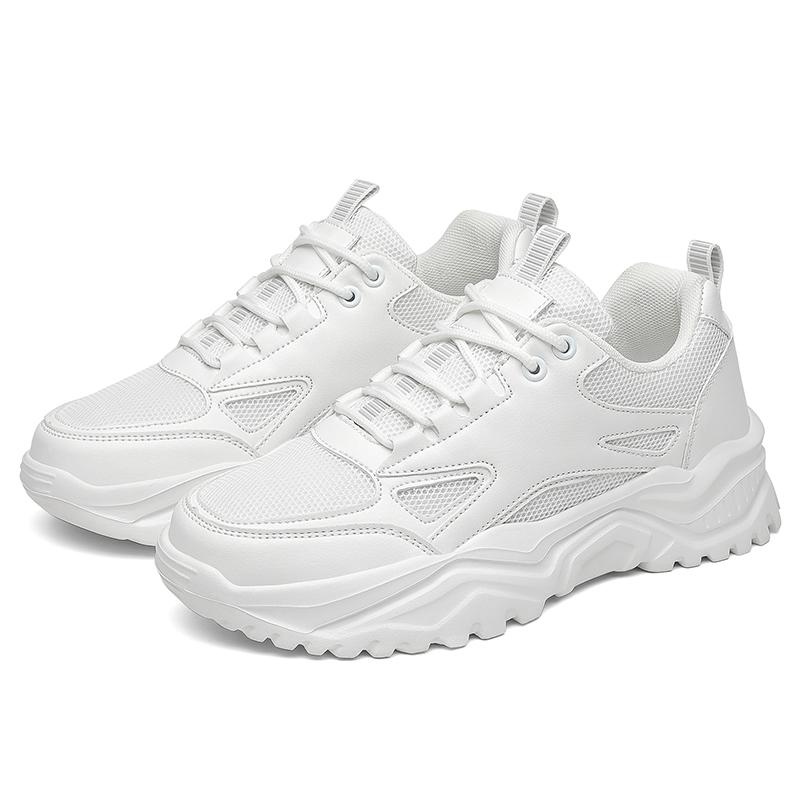 Women’s Black Running Sneakers Casual Sport Shoes White Walking Jogging Shoes Over Sized