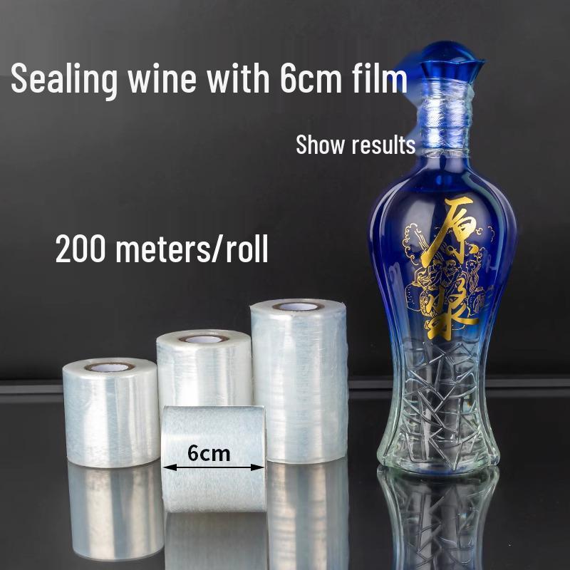 Термоусадочная пленка для запечатывания винных бутылок - Герметичная консервация для байцзю и выдержанного вина.