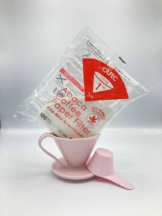 Ceramic drip CAFEC - ARITA cup1 pink CFD-1PI