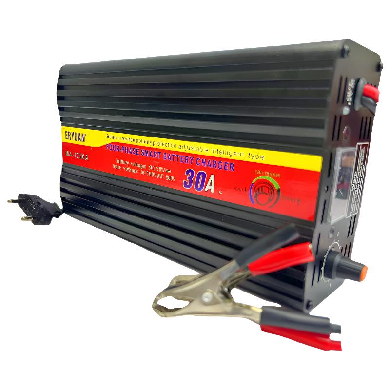 Зарядное устройство 12В 30А для свинцово-кислотных и 14.6В 20А для LiFePO4 аккумуляторов, Защита от переполюсовки, Автоматическая остановка.