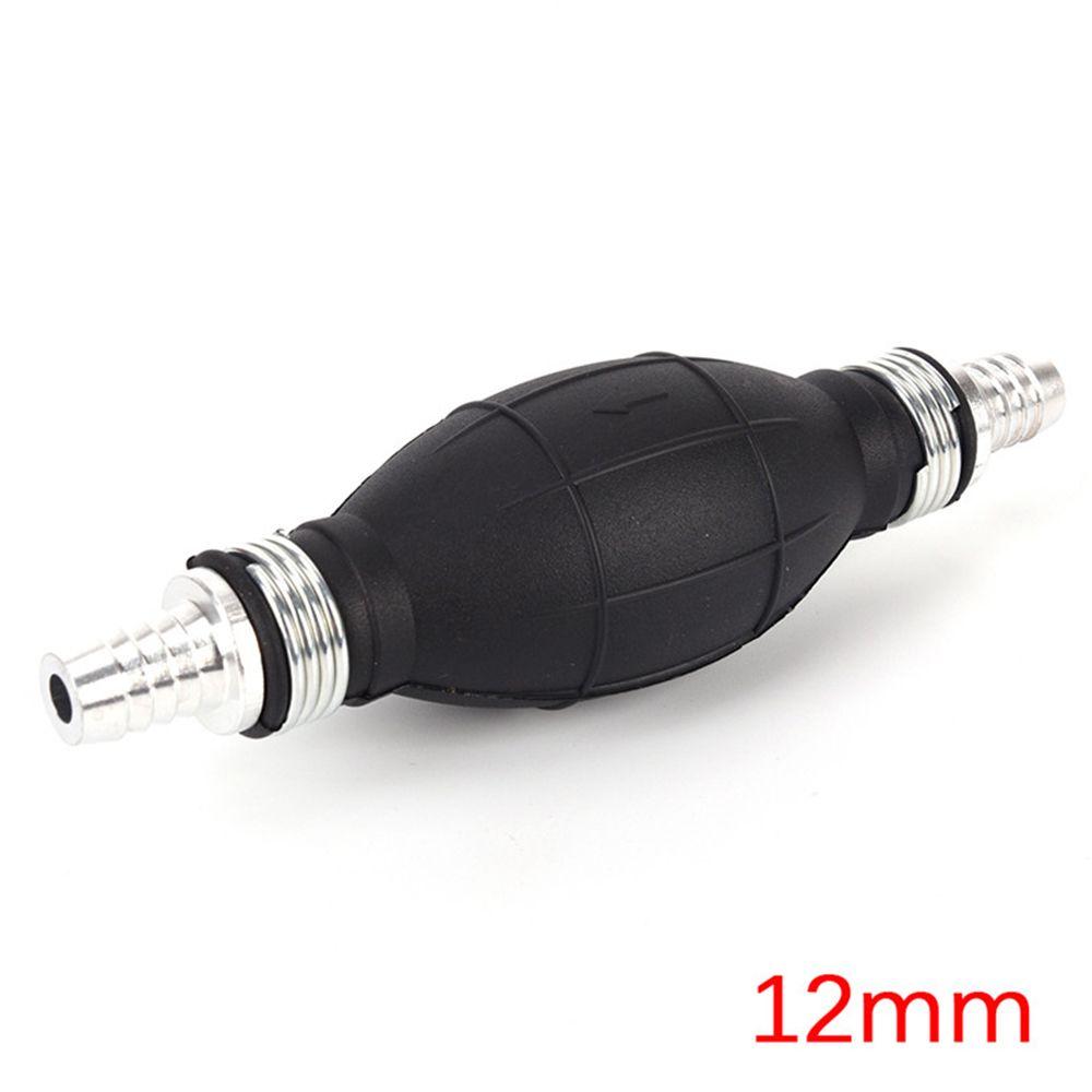 6/8/10/12MM Manual Hand Siphon Pump Rubber Aluminum Manual Fuel Pump Liquid Transfer Portable Petrol Diesel Transfer Tools