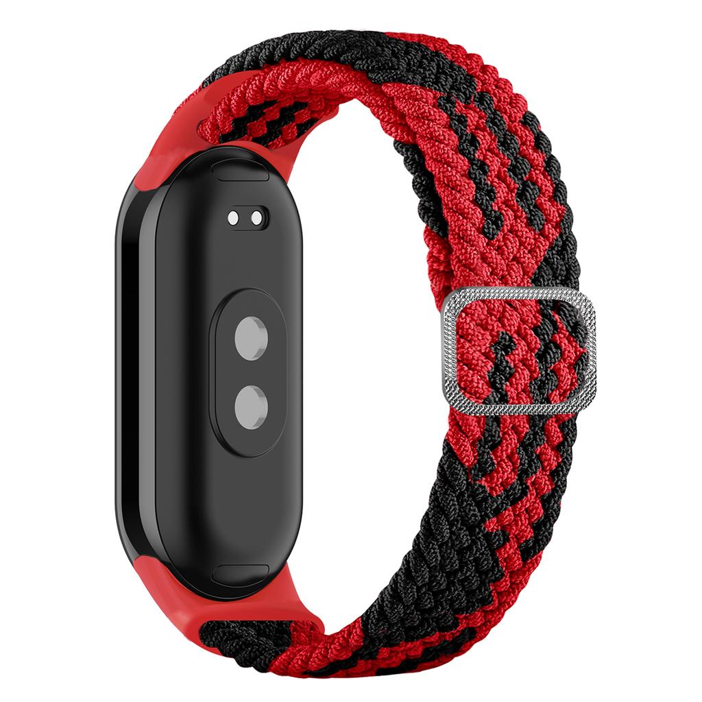 For Xiaomi Smart Band 9 NFC/9/8 NFC/8 Stretchy Nylon Watch Band Adjustable Braided Sport Strap