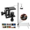 Camping Lamp Table Clip Desk Lamp Mount Multifunction Camera Holder Stand Aluminum Alloy for Table Thickness Less Than 28mm