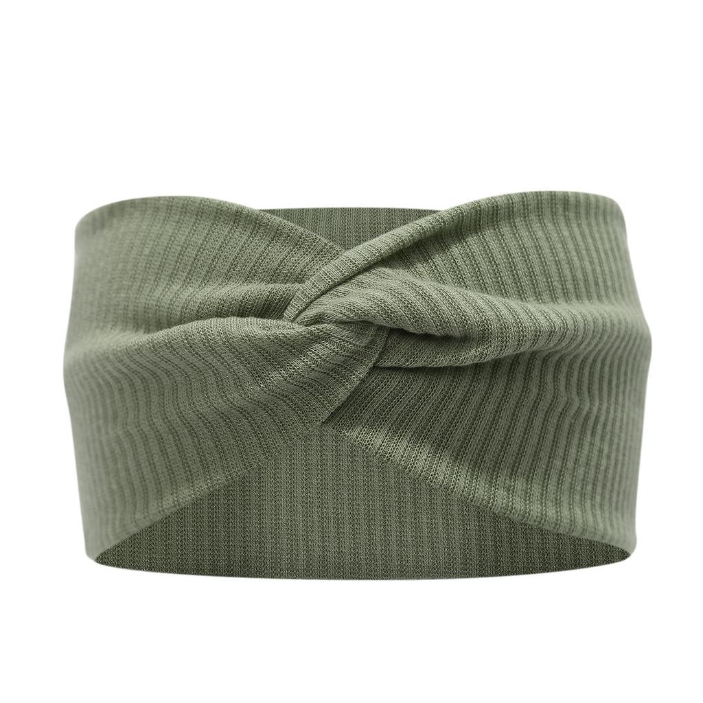 Ribbed Cotton Cross Twist Headband Wide Sports Headband Yoga Sweatband Hair Accessories