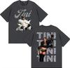 2026 Singer Tini Stoessel Album Double Sided Print T Shirts Men Women Fashion Aesthetic Vintage Tshirt 100 Cotton Tshirt