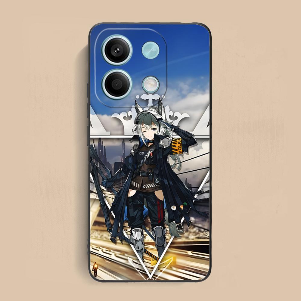 Чехол Arknights Grani из матового ТПУ для мобильного телефона Xiaomi Redmi 15 14 13 12 A5 3 2 1 C Plus 4G 5G с цветной печатью