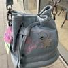 Niche Design Casual Fashion Backpack Denim Bucket Bag Student Universal Drawstring Schoolbag
