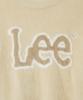 LEE Women'S Round Neck Hairy Logo Knit Sand Beige