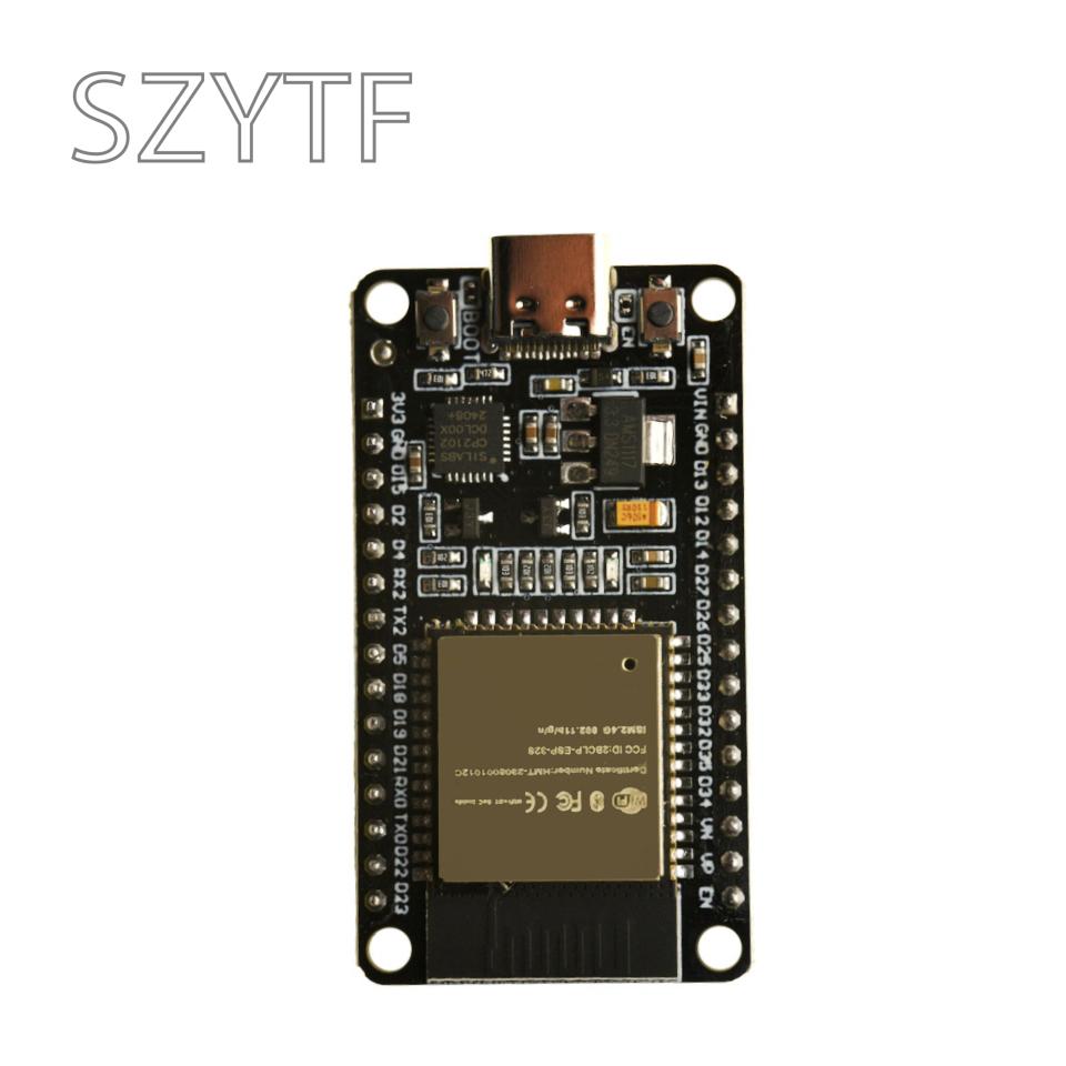 Плата разработки ESP-32/ESP-32S Micro TYPE-C WIFI+ Bluetooth-совместимая 2 в 1 Двухъядерный ЦП Низкое энергопотребление CH9102/CP2102 Расширение