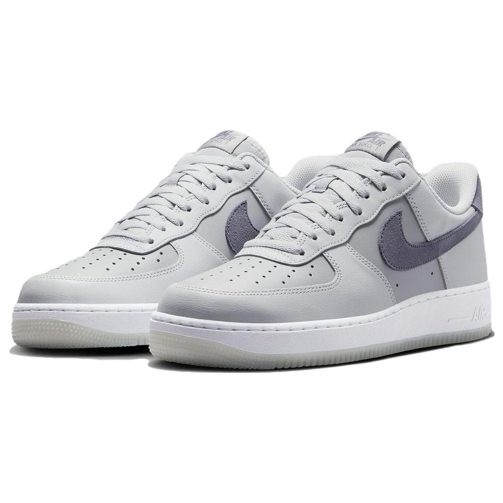 Nike Air Force 1 07 LV8 Pure Platinum Light Carbon Мужские кроссовки Серый Волк-Серый Белый FJ4170-001