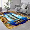 Way To Sky Printed Rug – Decorative Living Room, Absorbent Bathroom Mat, Non-slip Entrance Mat, Comfortable Cushioned Rug
