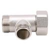 7/8 Brass T Adapter Shower Head Three Connector Valve For Toilet Shower Head Diverter Valve