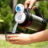 3L Roomy Thermos Bottle Stainless Steel Keep Warm Kettle Lightweight Water Bottle for Travel Camping Outdoor Activity Drinkware