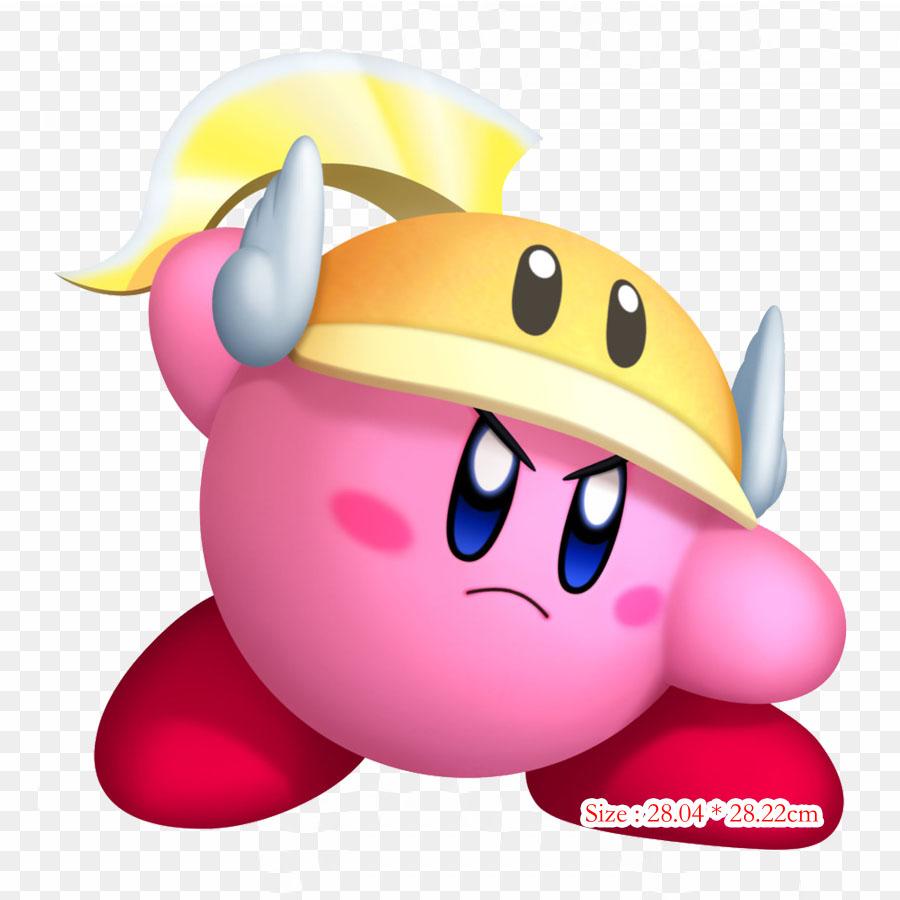 Cutter Kirby Kirby'S Adventure Kirby Triple Deluxe Iron On Heat Transfer Printing Vinyl Patches Sticker for Clothes DIY Appliques Washable Patches