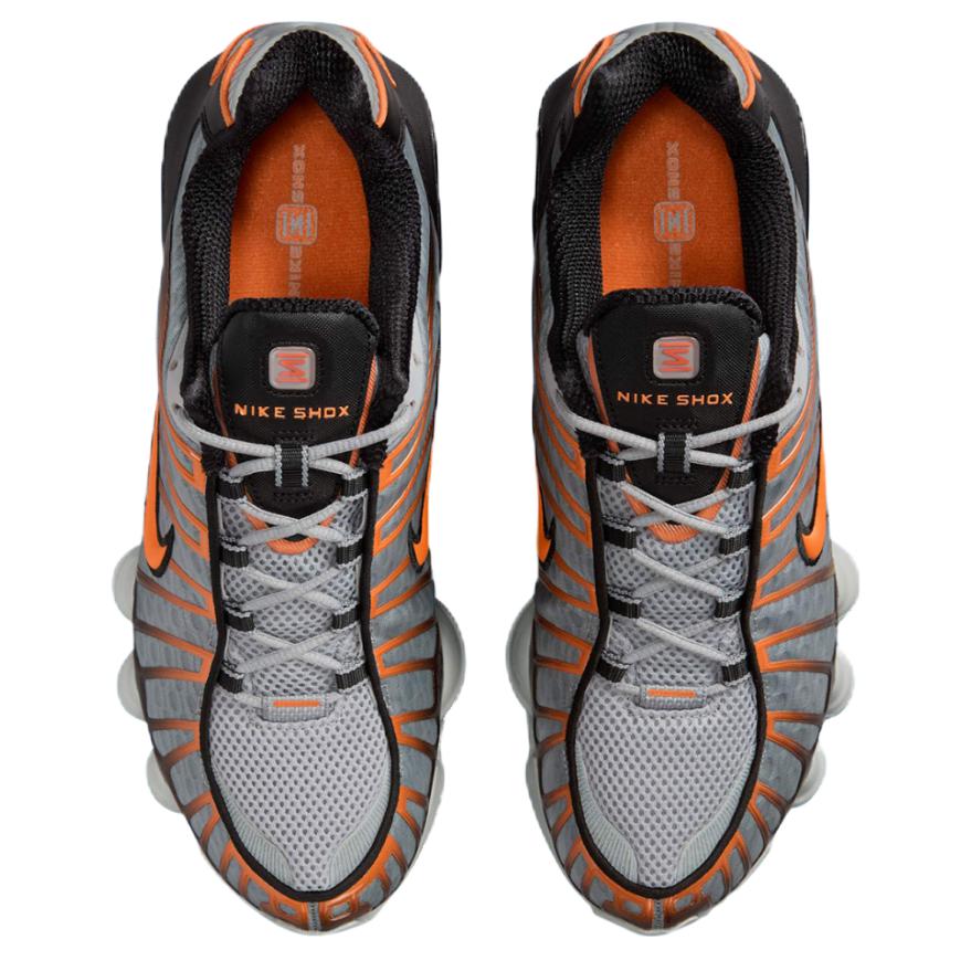 Nike Кроссовки мужские Shox TL Light Smoke Bright Mandarin Серый Светло-дымчато-серый Черный AV3595-011
