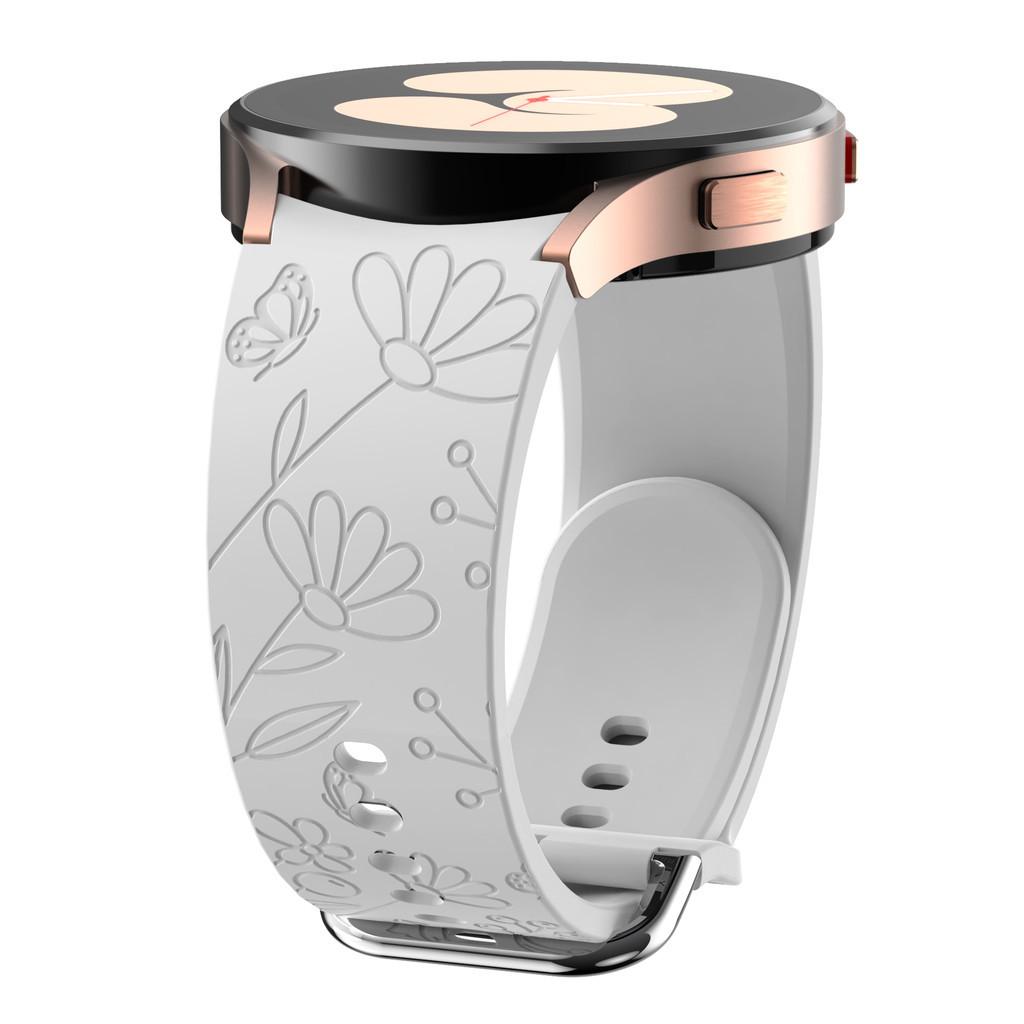 Силиконовый ремешок для Samsung Galaxy Watch 7 6 5 4 44 мм 40 мм Браслет для Samsung Galaxy Watch6 4 Classic 47 мм 46 мм 42 мм 43 мм